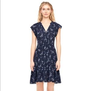 Rebecca Taylor Francine floral silk dress